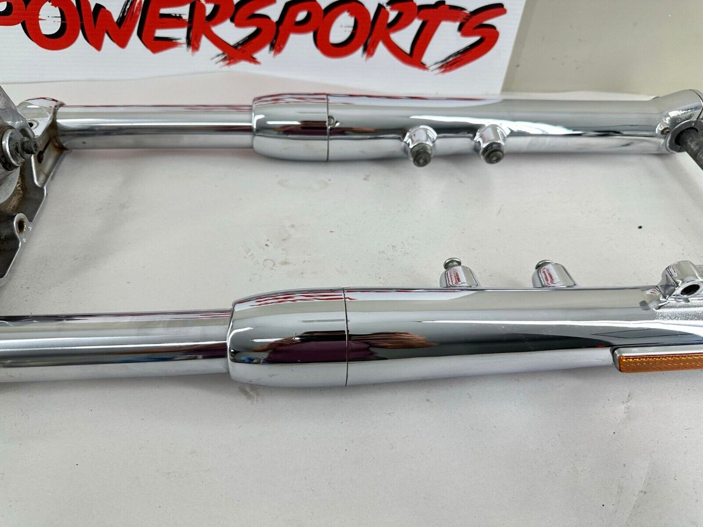 2003 HARLEY SOFTAIL DEUCE Chrome Front Forks Triple Clamps