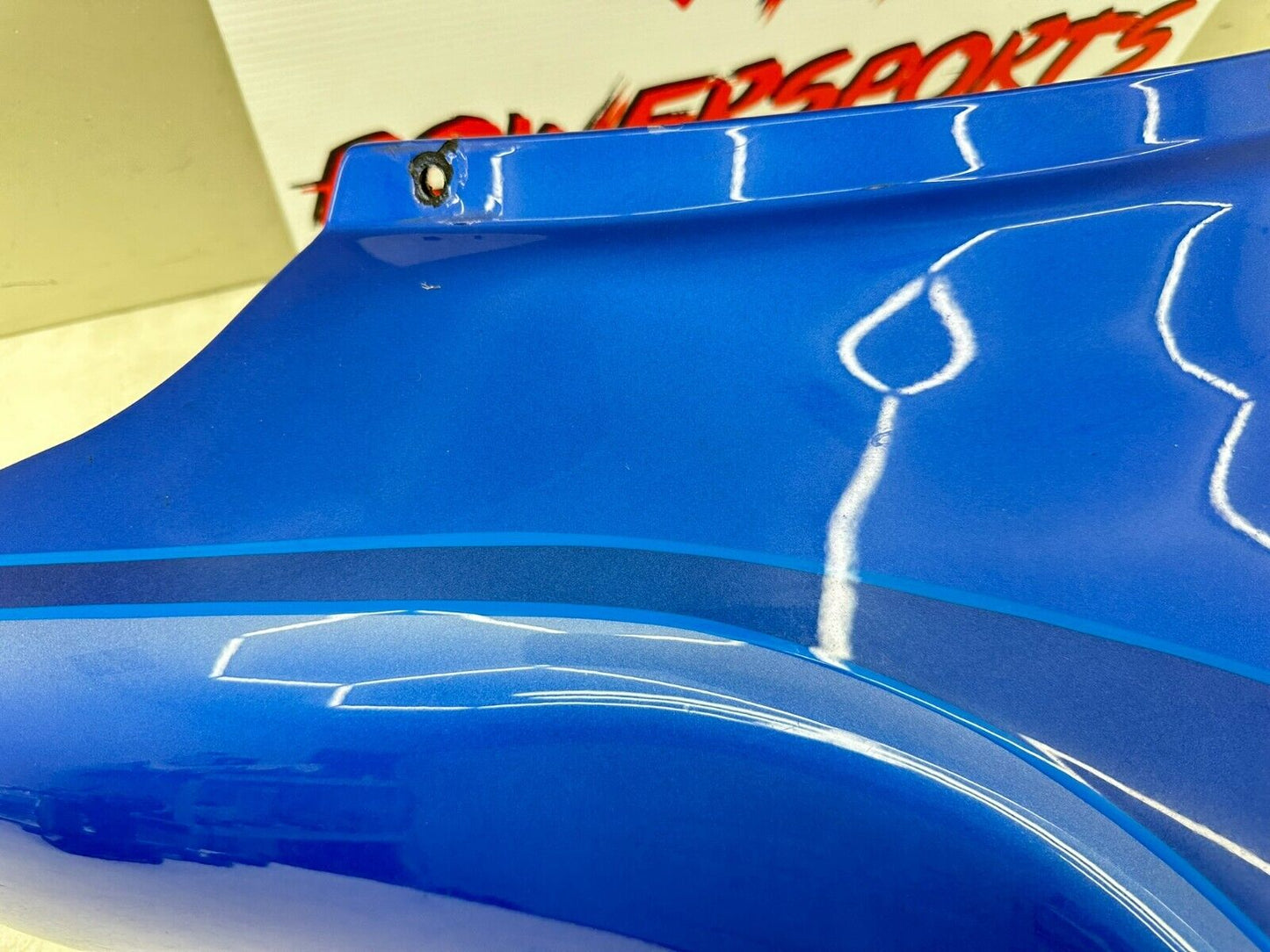 2007 Harley Electra Glide CVO Outer Batwing Fairing Cowl Lightning Blue Pearl