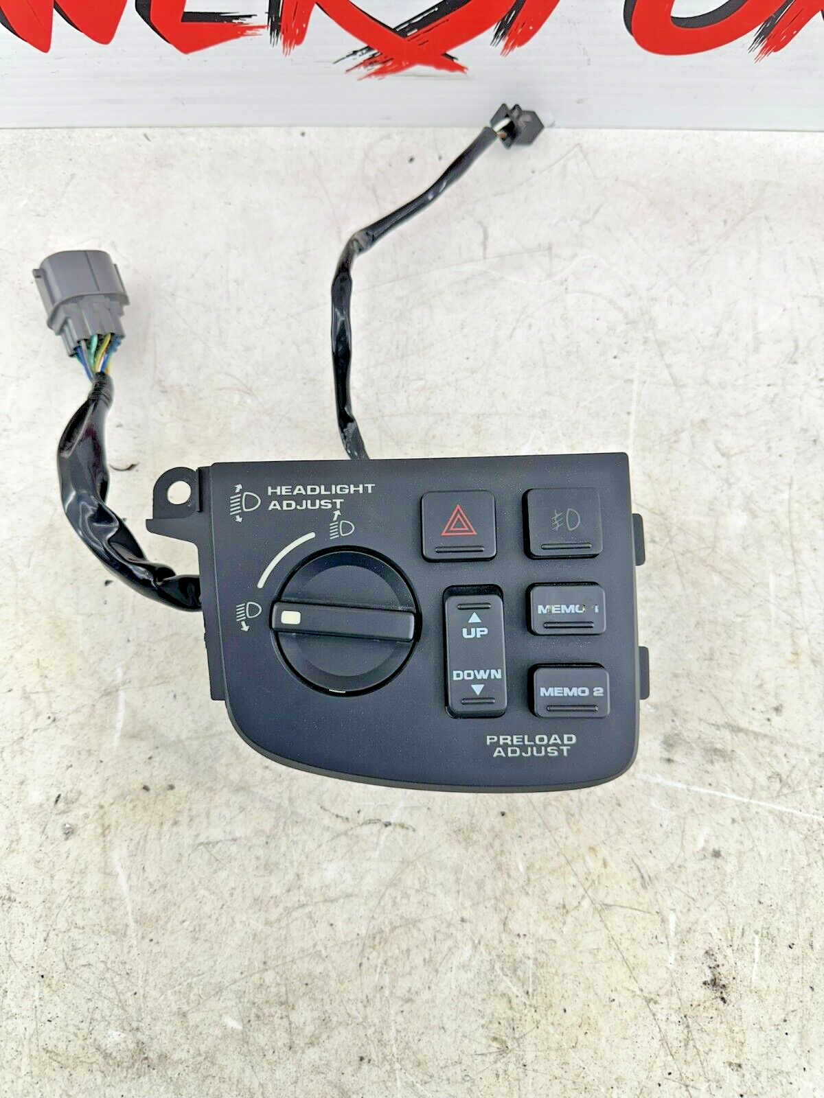 2004 Honda Goldwing GL1800 Headlight Adjust Air Shock Control Buttons