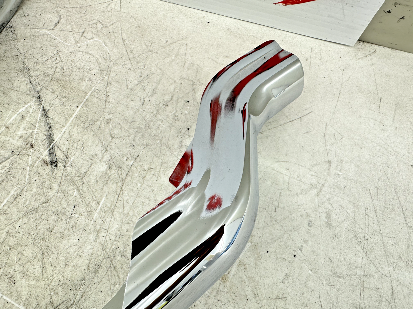 2003 HARLEY ELECTRA GLIDE classic Chrome Rear Fender Frame Strut Arm Bar Cover