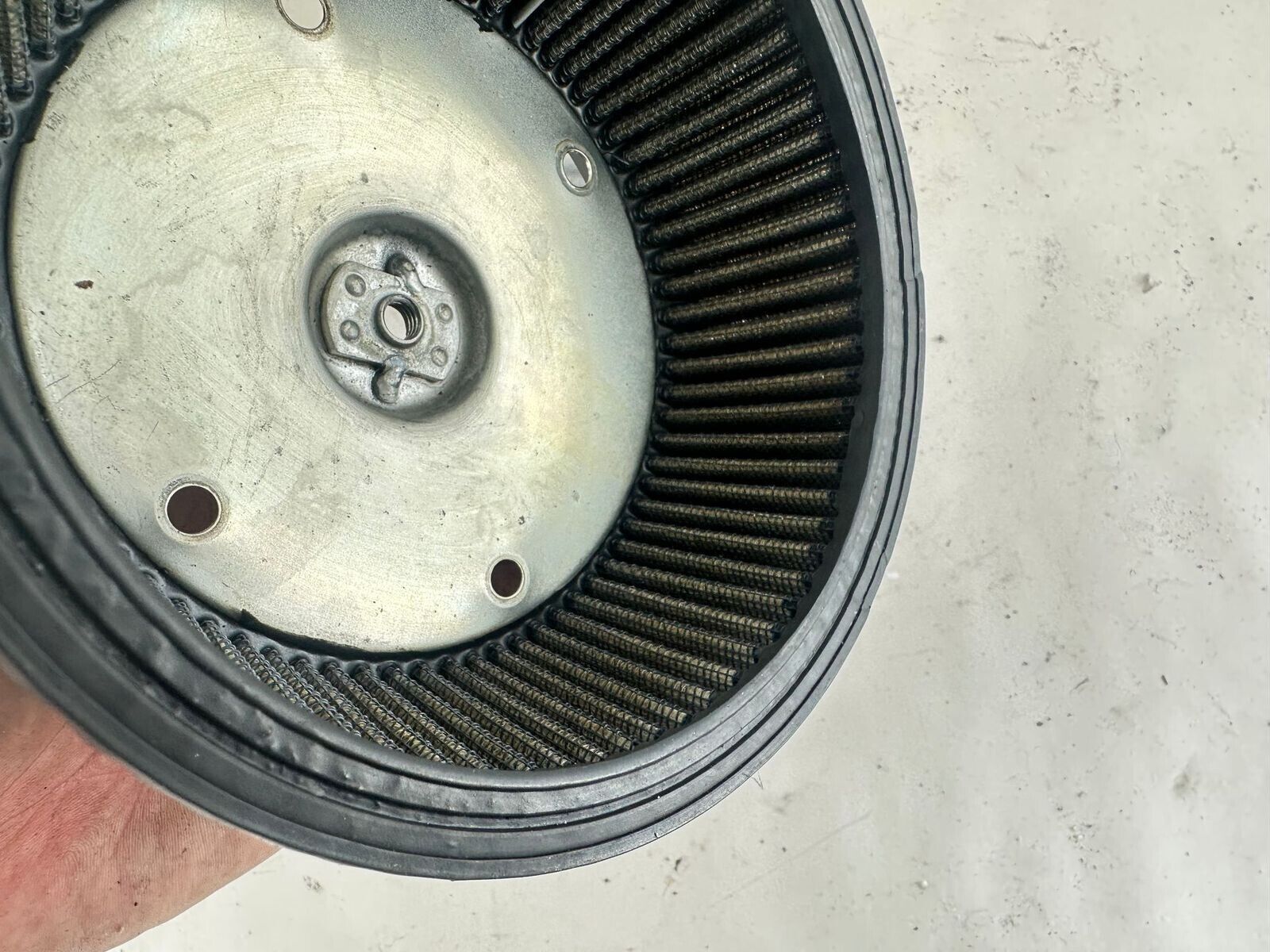 2000 HARLEY FLH ELECTRA GLIDE EFI Air Filter Housing Cover Backing Plate