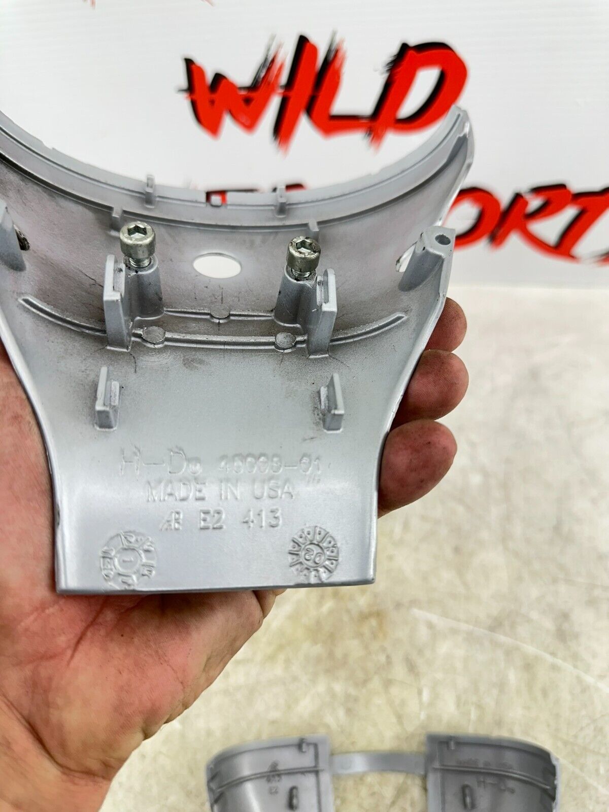 2003 Harley Davidson V Rod VRSCA Upper + Lower Handlebar Gauge Cluster Cover