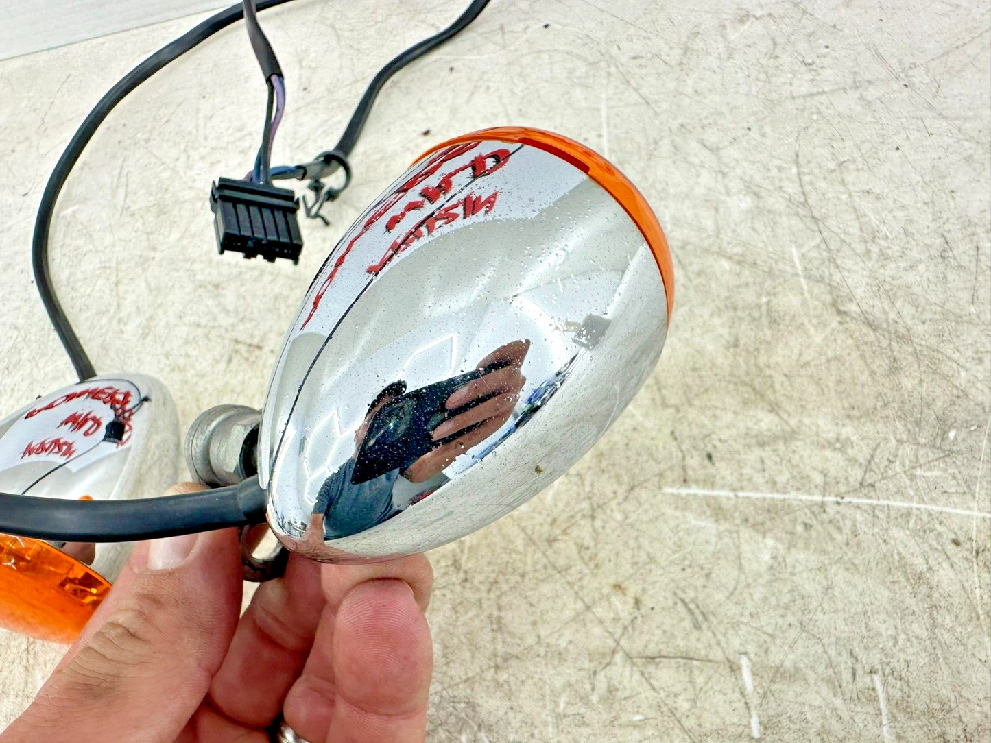 2002 HARLEY SOFTAIL Front Turn Signals Handlebar Mounted