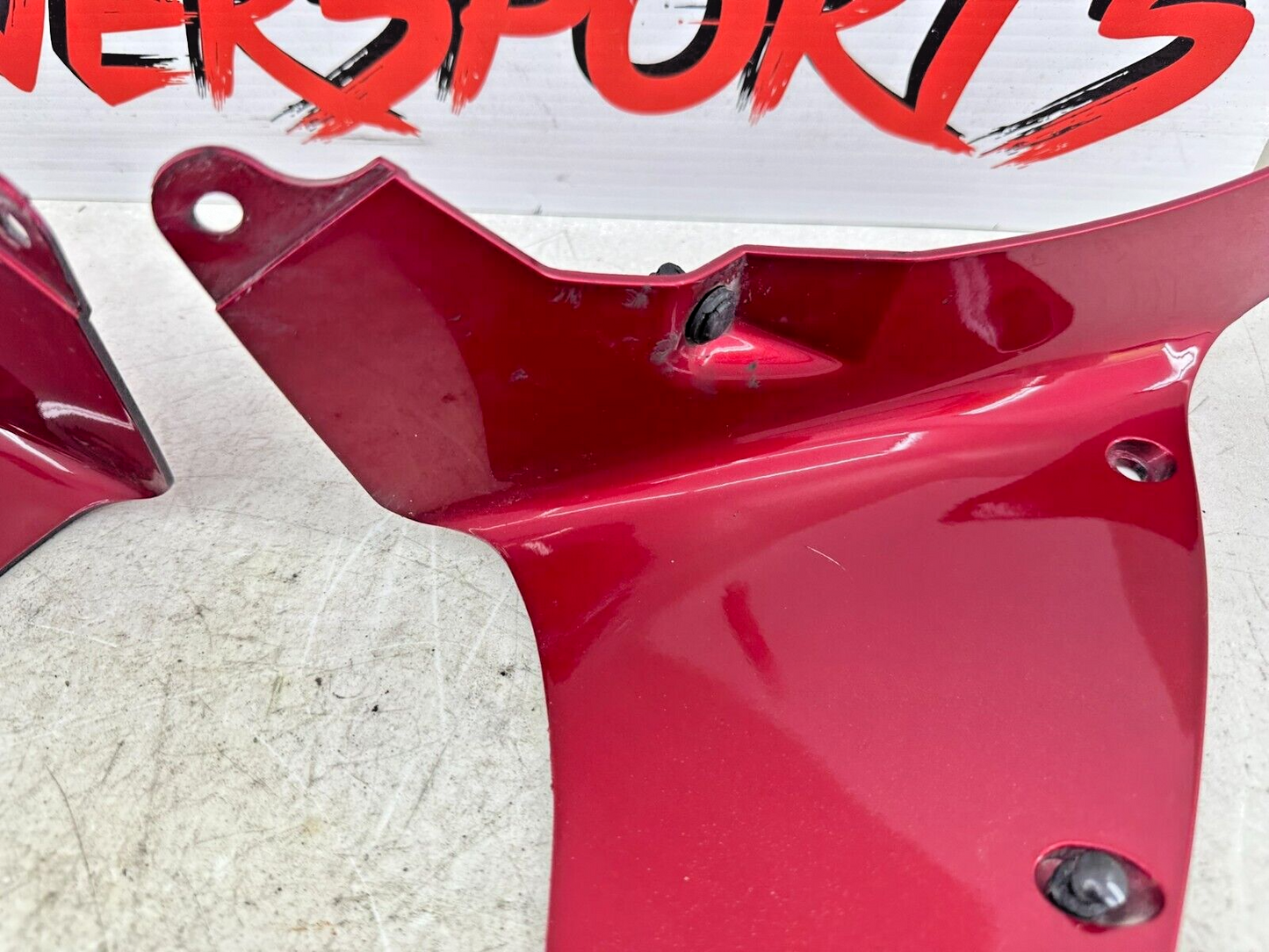 2004 Honda Goldwing GL1800 Red Right Left Inner Cowling Fairing Filler Panel
