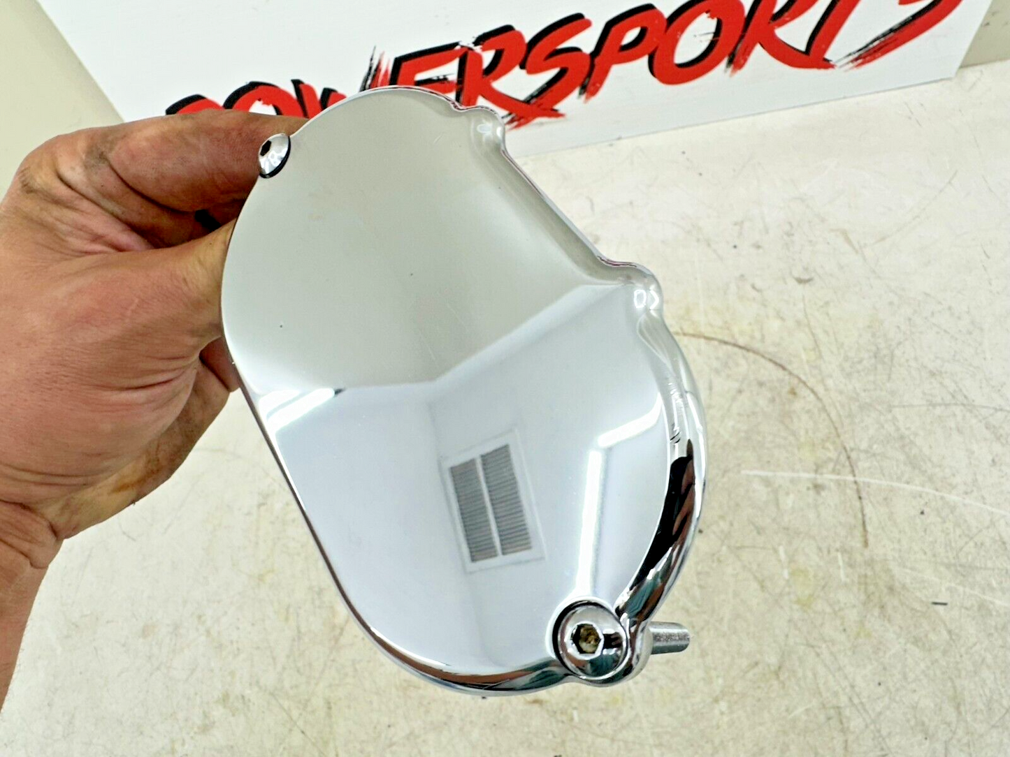 1999 HARLEY SOFTAIL Chrome Transmission Gearbox Right Side Cover