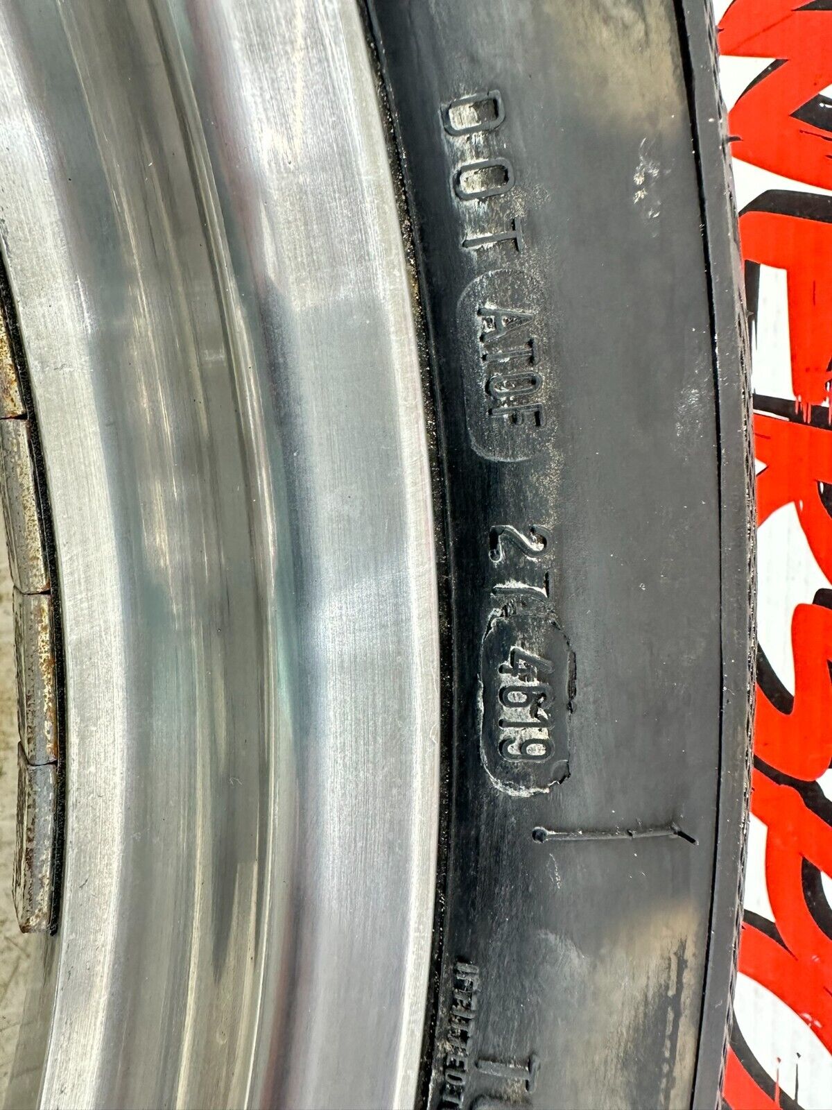 1999 HARLEY SOFTAIL 21" Front Wheel Rim Tire Mag 3 Spoke
