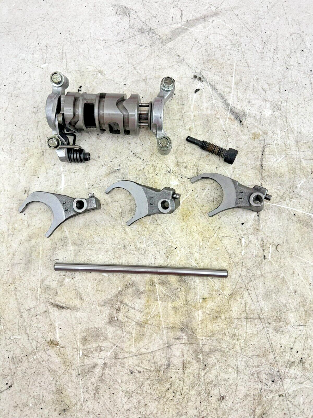 2003 HARLEY ELECTRA GLIDE classic OEM HD Transmission Shift Drum + Forks + Bowl