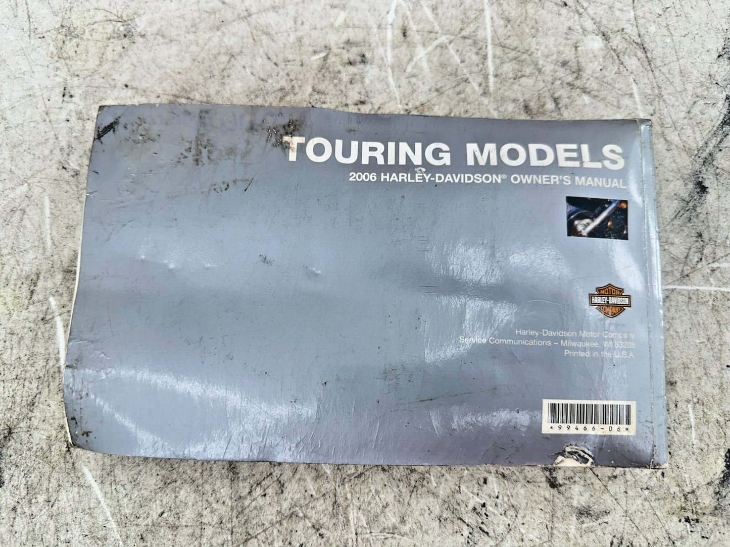 2007 Harley Electra Glide CVO Owner's Manual 99466-06