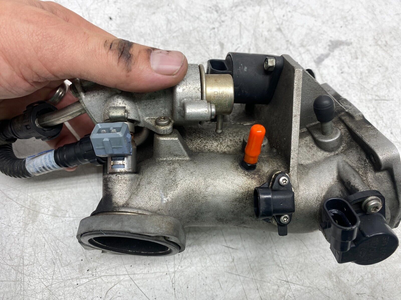 1998 HARLEY TOURING MAGNETI MARELLI SCREAMIN EAGLE THROTTLE BODY INTAKE MANIFOLD