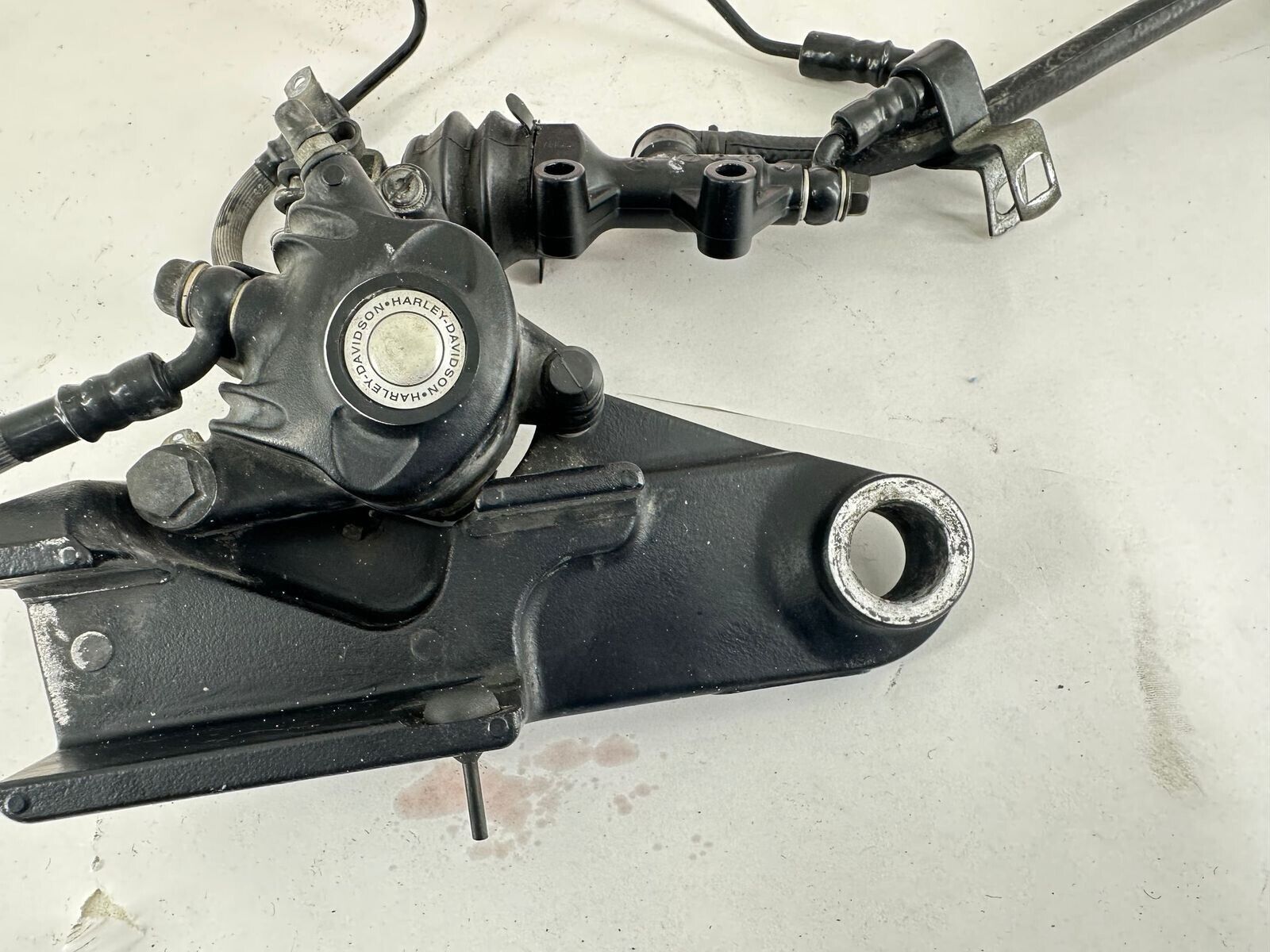 2007 HARLEY SPORTSTER CUSTOM Rear Brake Caliper + Master Cylinder