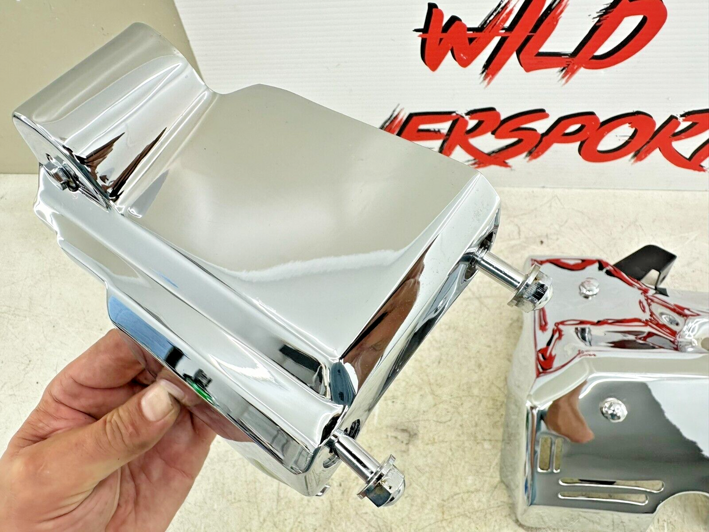 1999 HONDA VALKYRIE INTERSTATE Kuryakin Chrome Engine Motor Transmission Cover