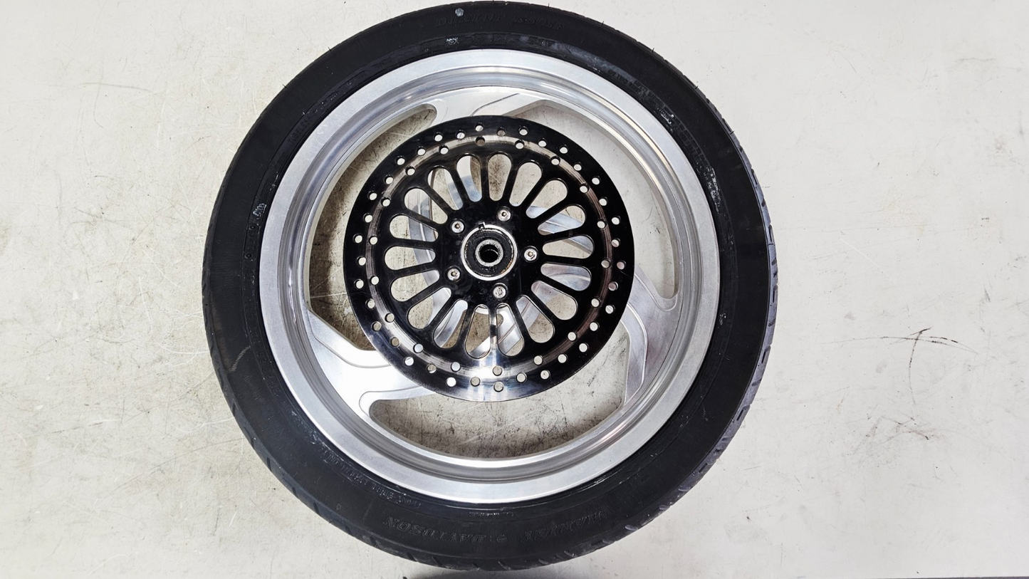 1993 HARLEY SOFTAIL Front Wheel Rim Tire 3 Spoke