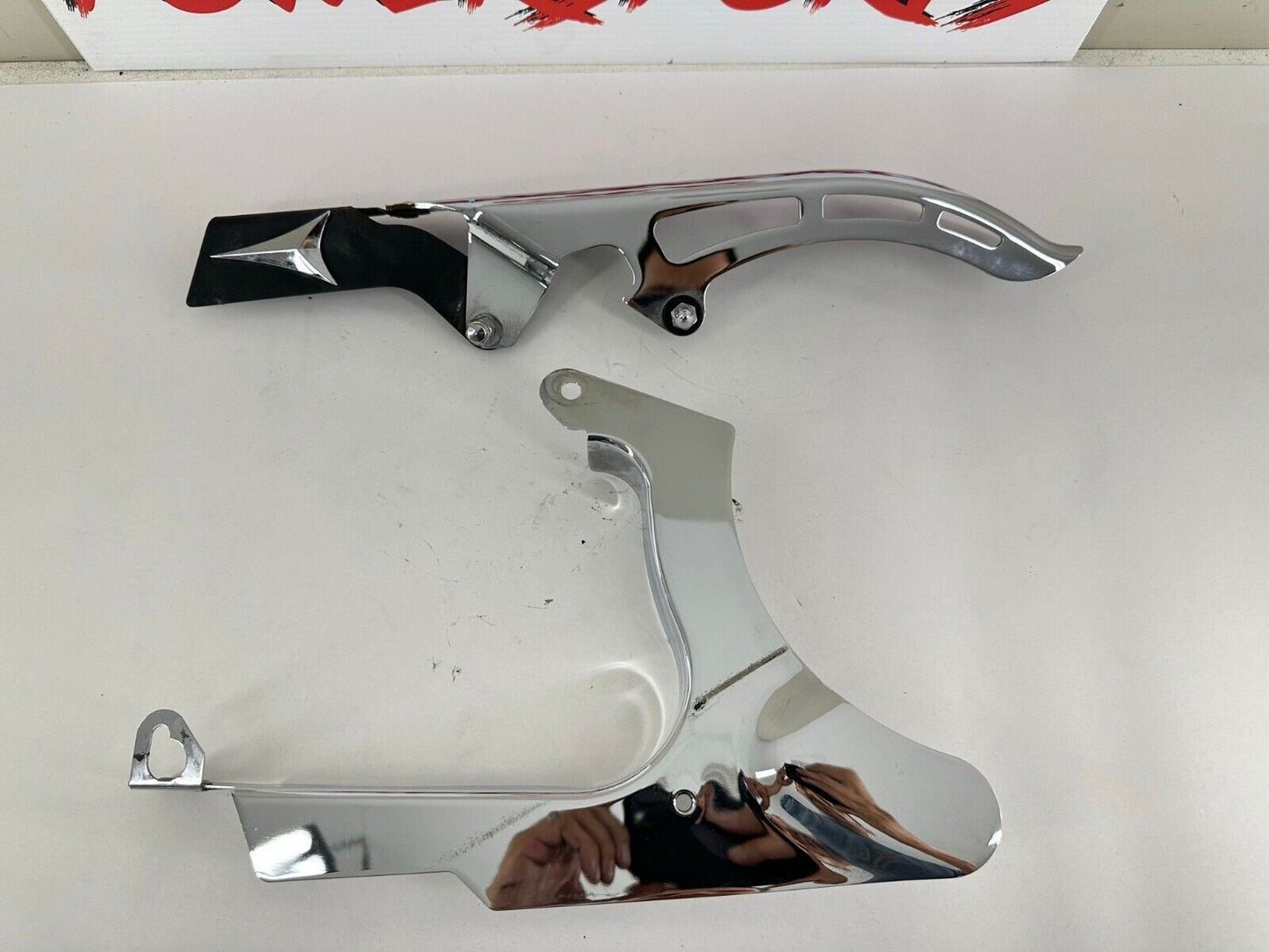 2005 HARLEY DAVIDSON SOFTAIL Chrome Upper + Lower Belt Ground Cover