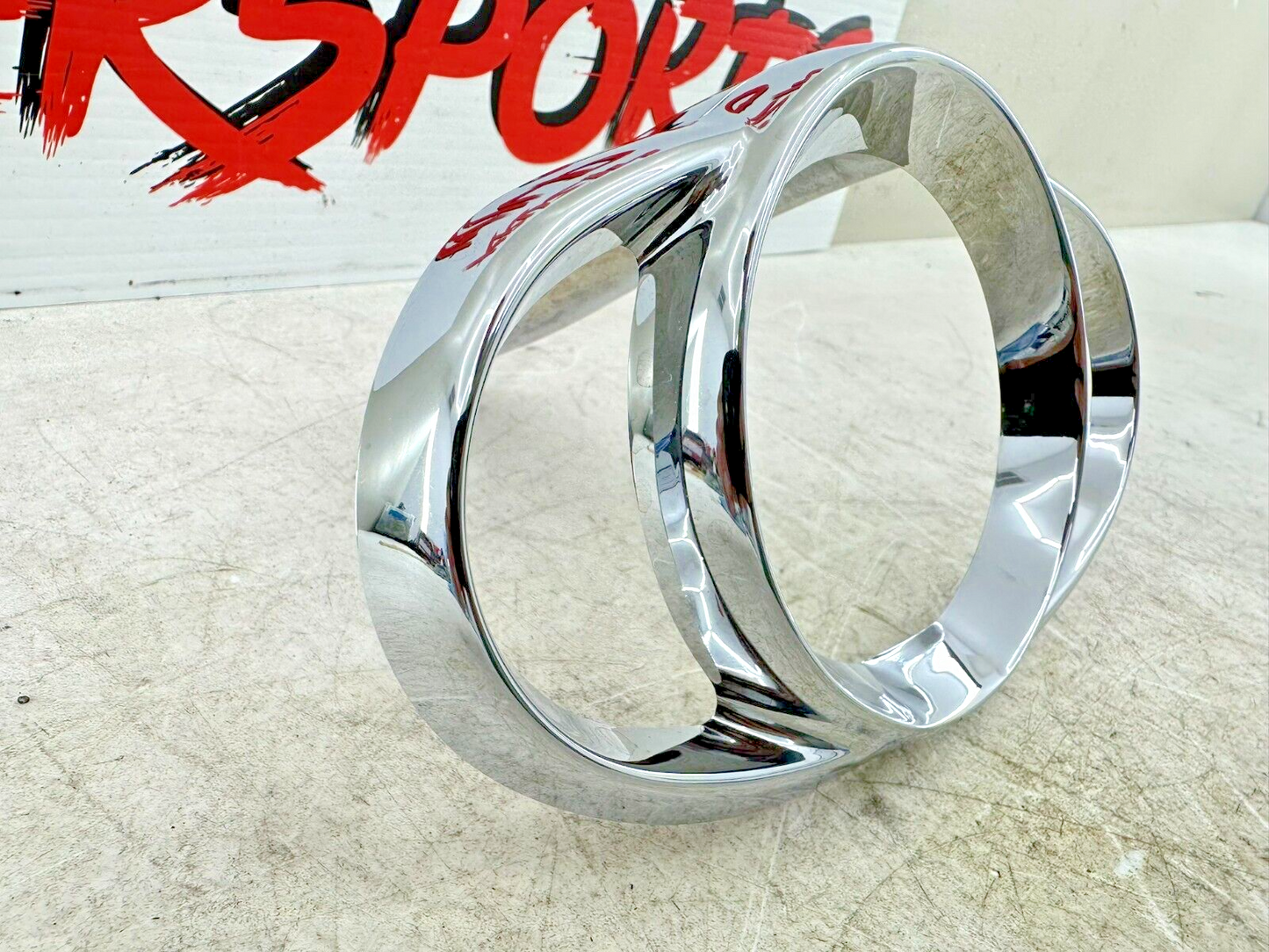 2003 Harley Davidson V Rod VRSCA Chrome Gauge Cluster Cover Bezel Speedo Meter