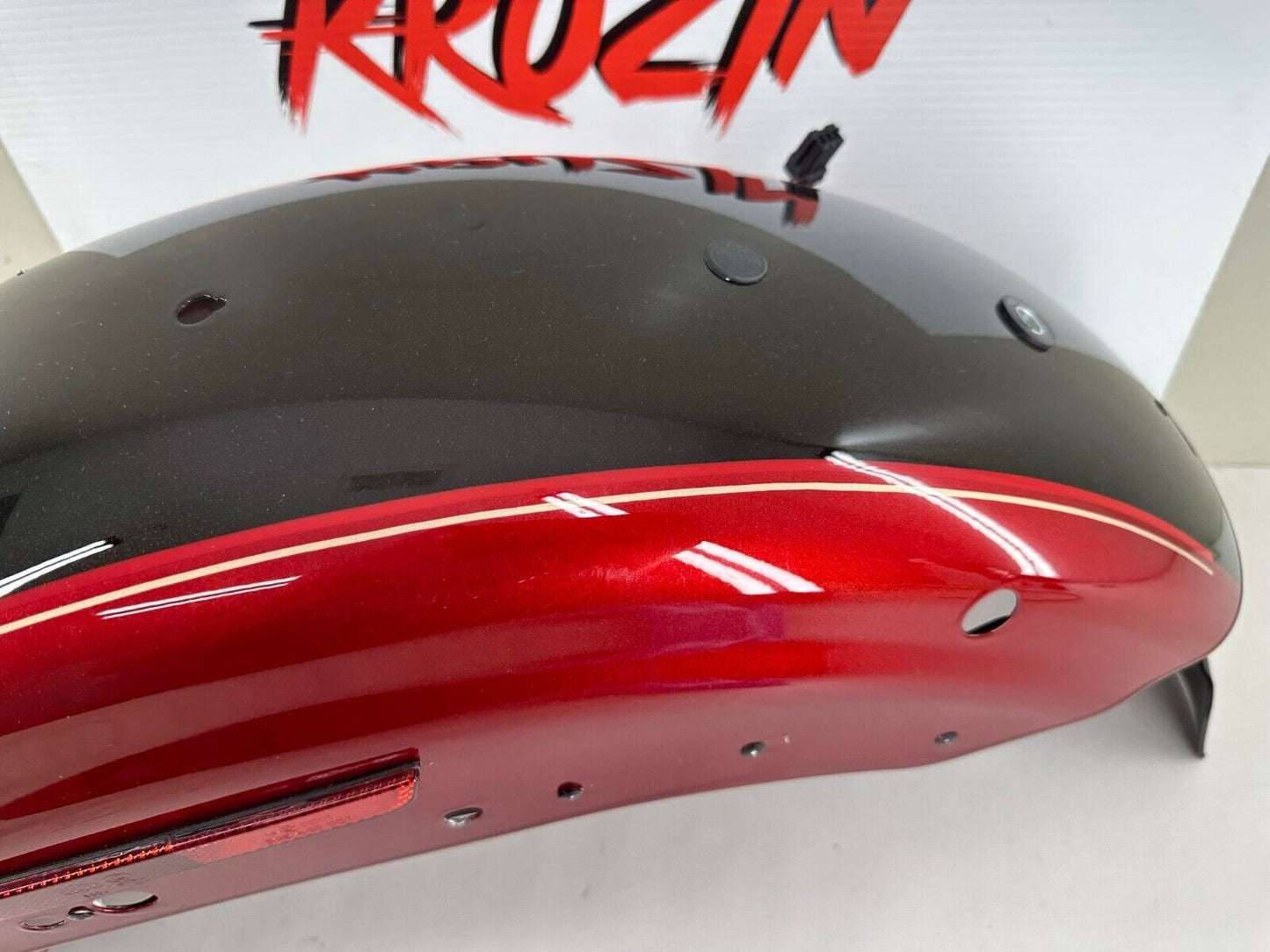 2012 HARLEY SPORTSTER CUSTOM Rear Fender With Brake Light 4K Miles