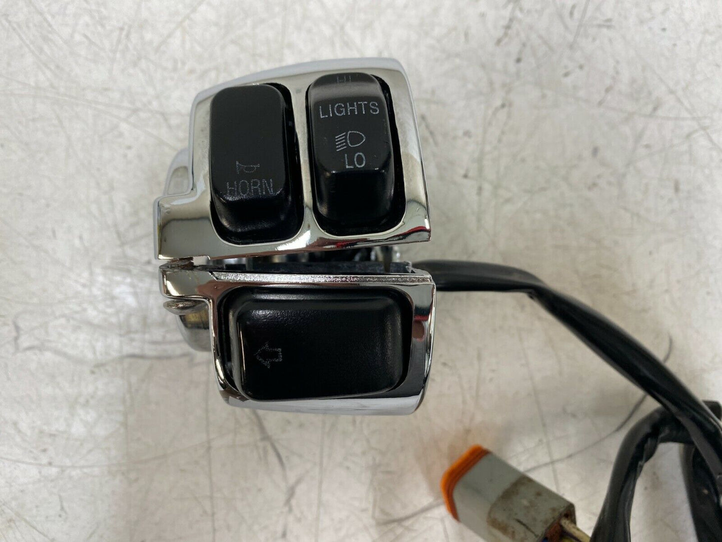 2001 Harley Davidson Dyna Sportster Chrome Left Hand Switch Housing & Buttons
