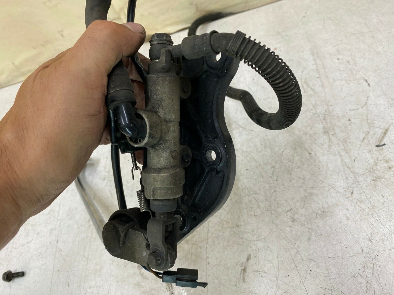 86-03 Kawasaki ZG1200 Voyager XII Driver Brake Pedal Foot Peg Master Cylinder