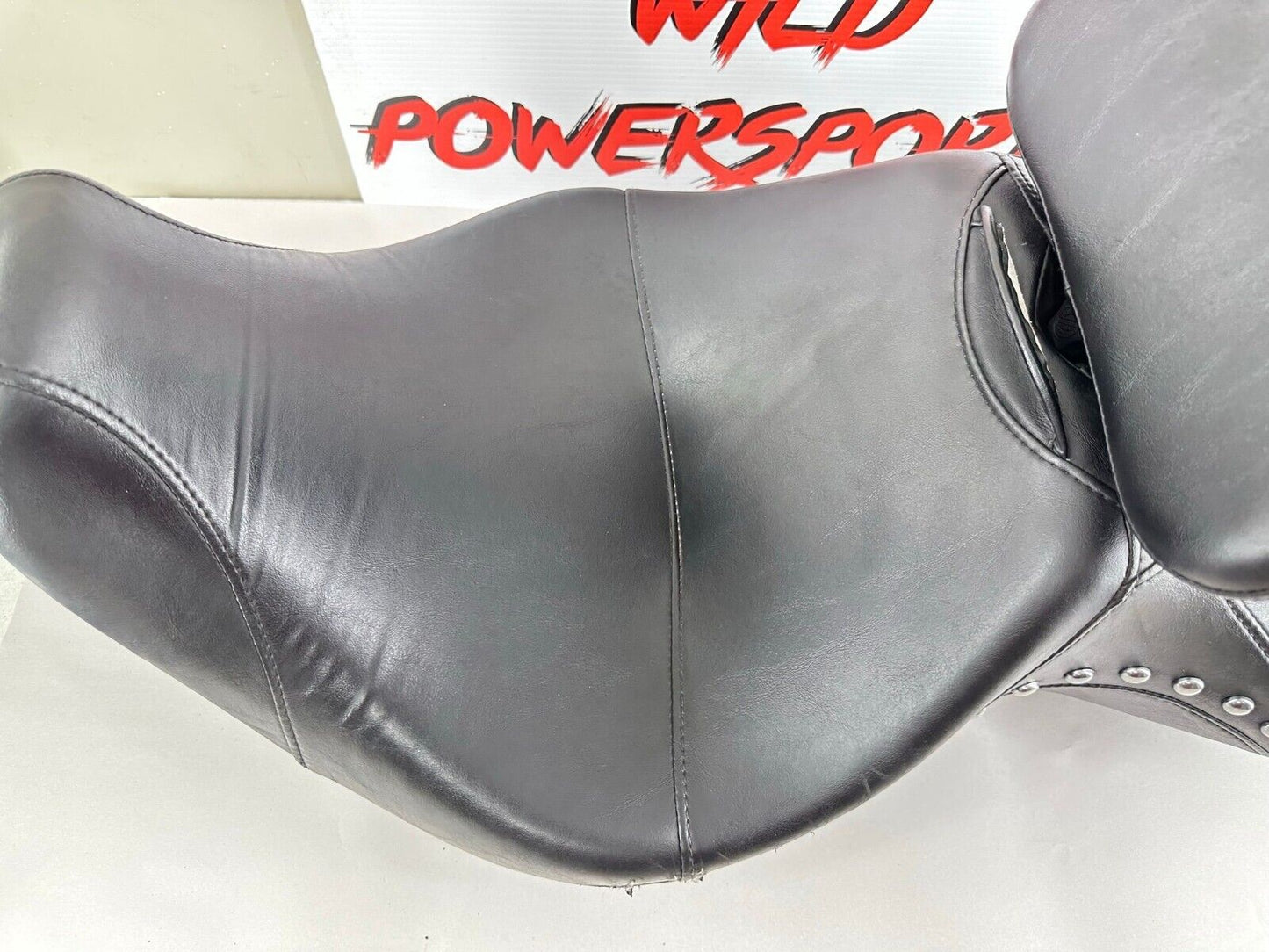 2003 HARLEY SOFTAIL DEUCE OEM Seat + Driver Backrest