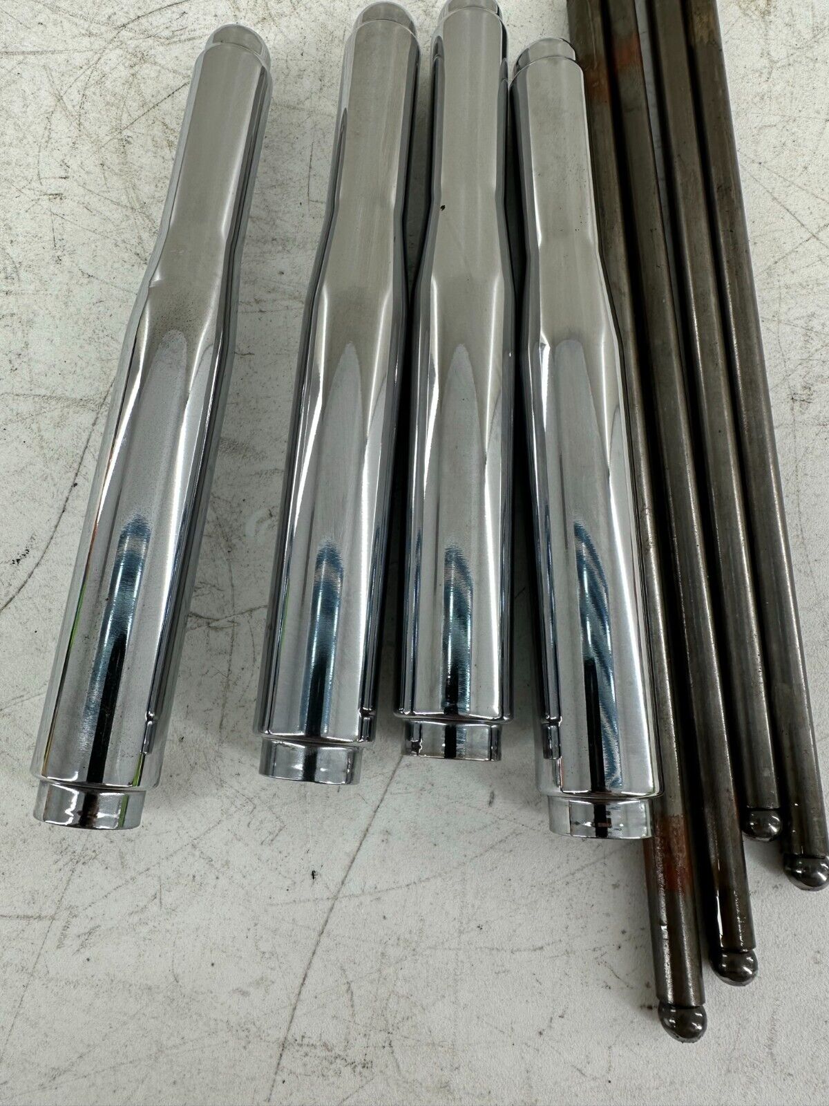 2006 HARLEY DAVIDSON SPORTSTER Chrome Pushrod Covers & OEM HD Pushrod