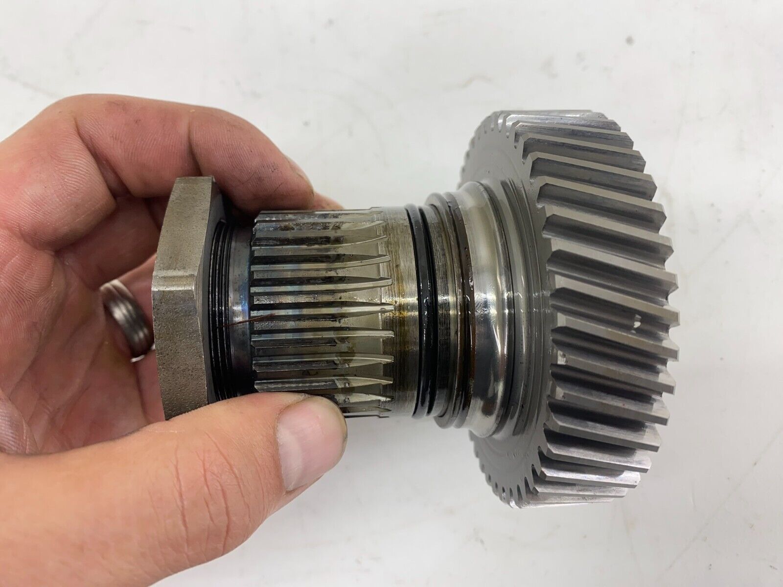 06-17 Harley Davidson Dyna Street Bob Transmission Front Sprocket & Output Gear