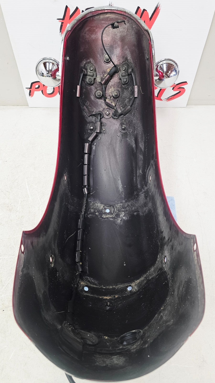 1999-2013 Yamaha Royal Star Venture Rear Wheel Fender Brake Light Turnsignal Bar