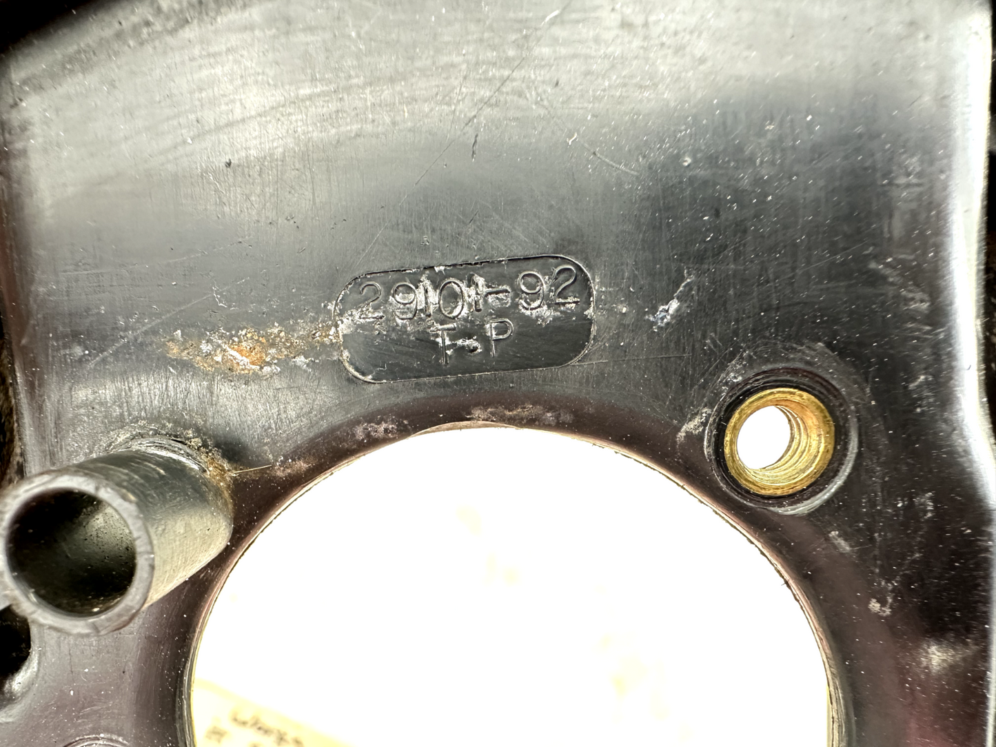 1997 HARLEY DYNA Air Filter Housing Cover + Backing Plate Live To Ride