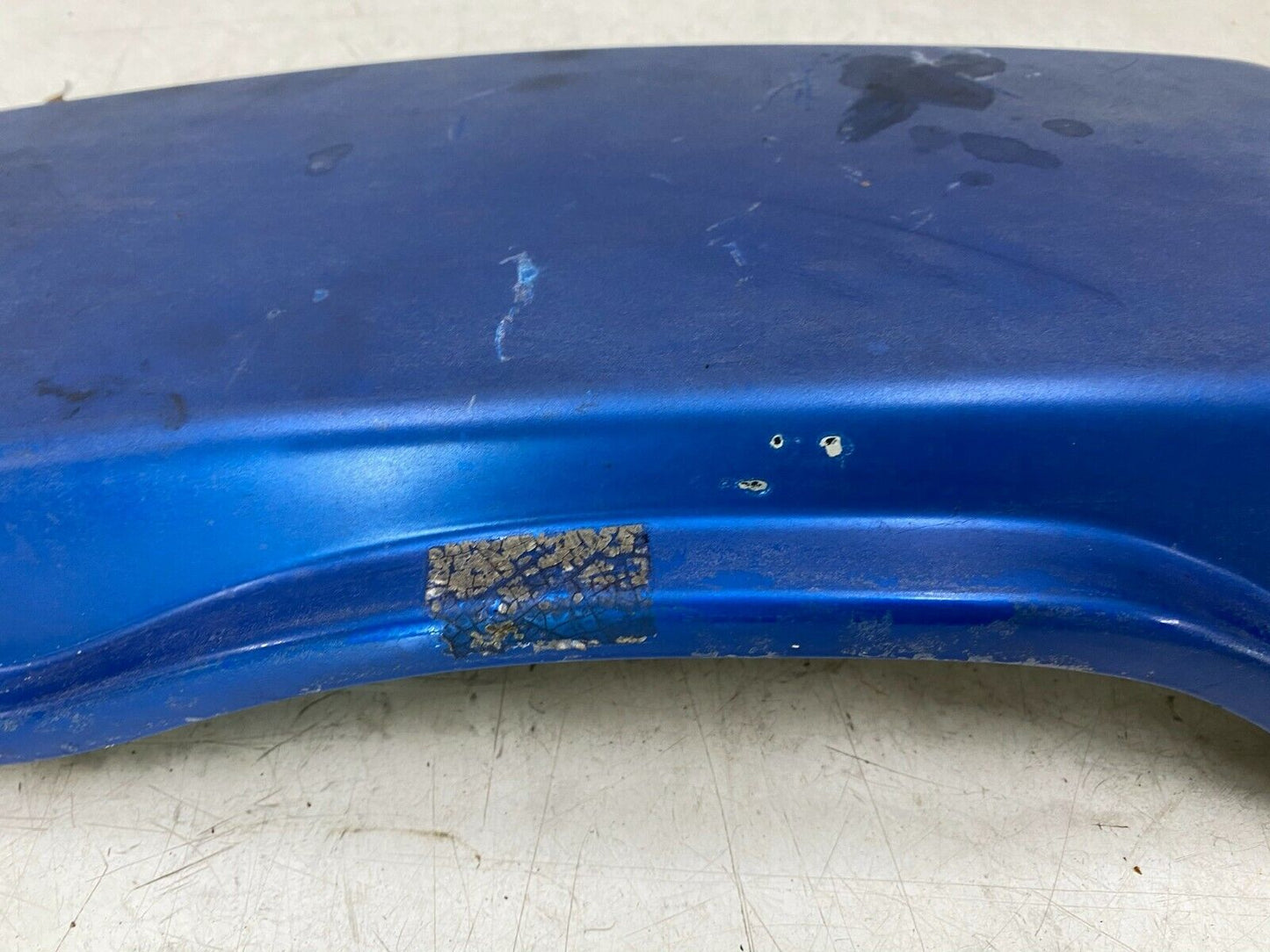 2002 HARLEY DAVIDSON FLH Road Glide CVO Left Saddle Bag Lid OEM HD Blue