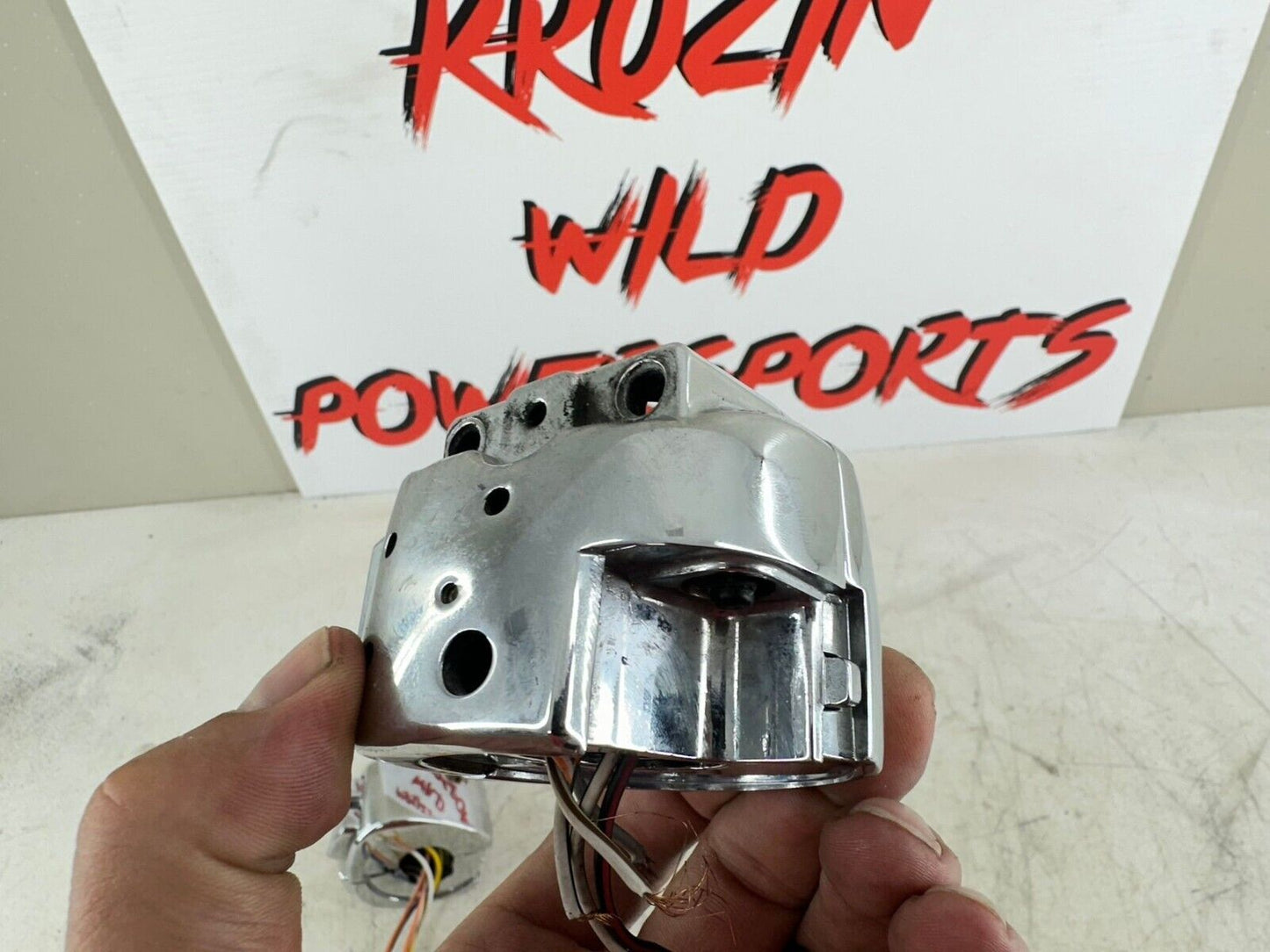 2003 HARLEY SOFTAIL Chrome Right Left Hand Controls Switch Housing