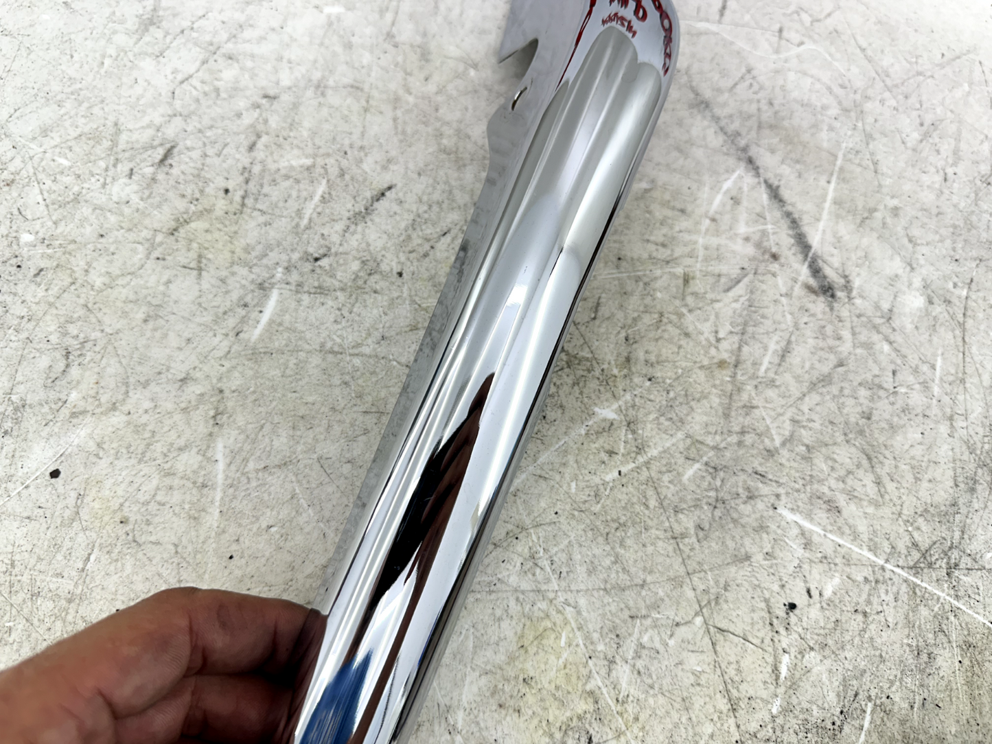 2003 HARLEY ELECTRA GLIDE classic Chrome Rear Fender Frame Strut Arm Bar Cover