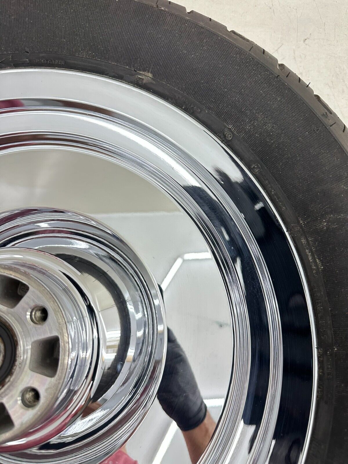 2002 HARLEY DYNA LOW RIDER Solid Chrome Rear Wheel Rim Tire FITS 2000 Up HD