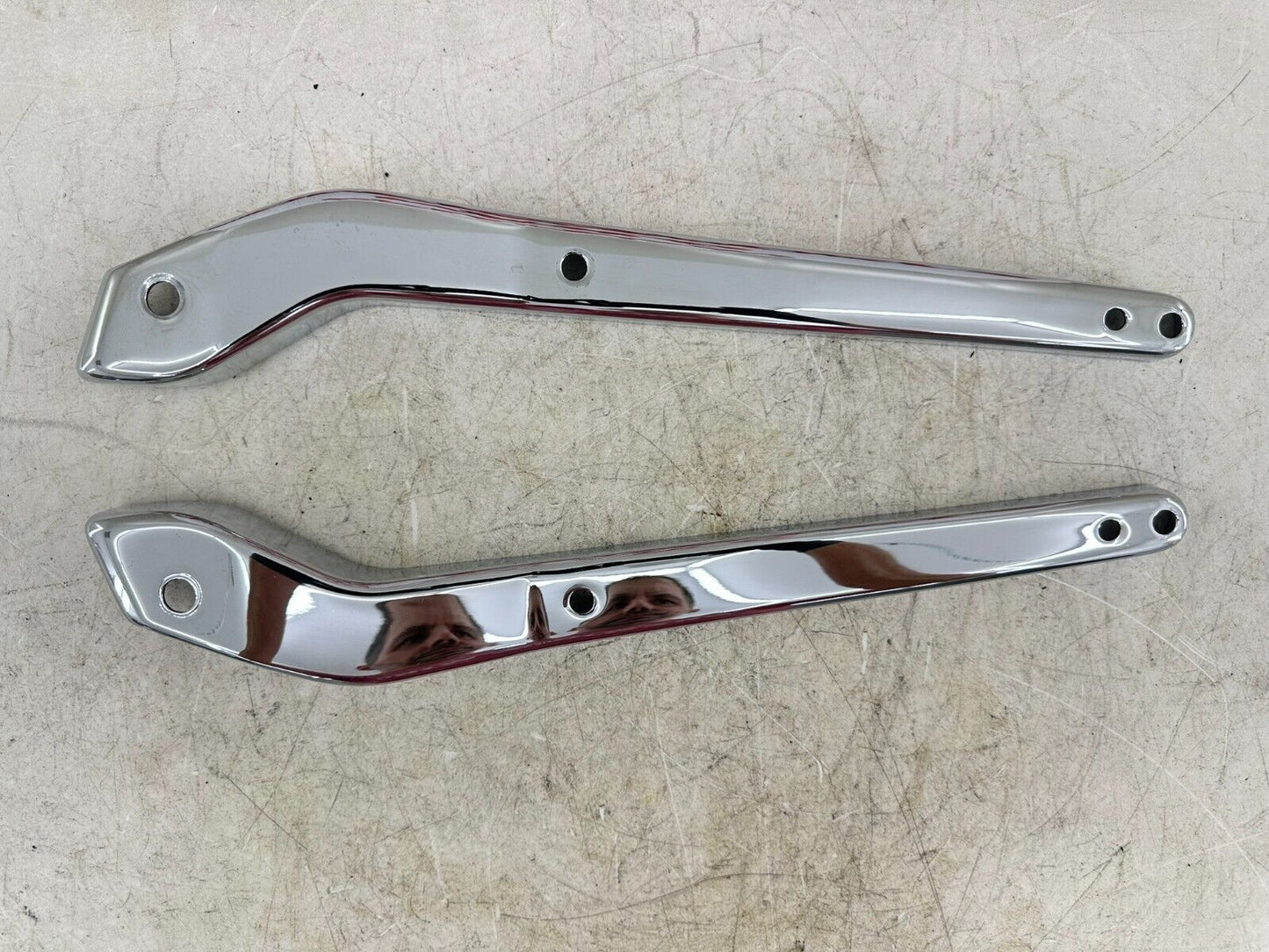 2002 HARLEY DYNA LOW RIDER Chrome Rear Fender Frame Strut Arm Bars