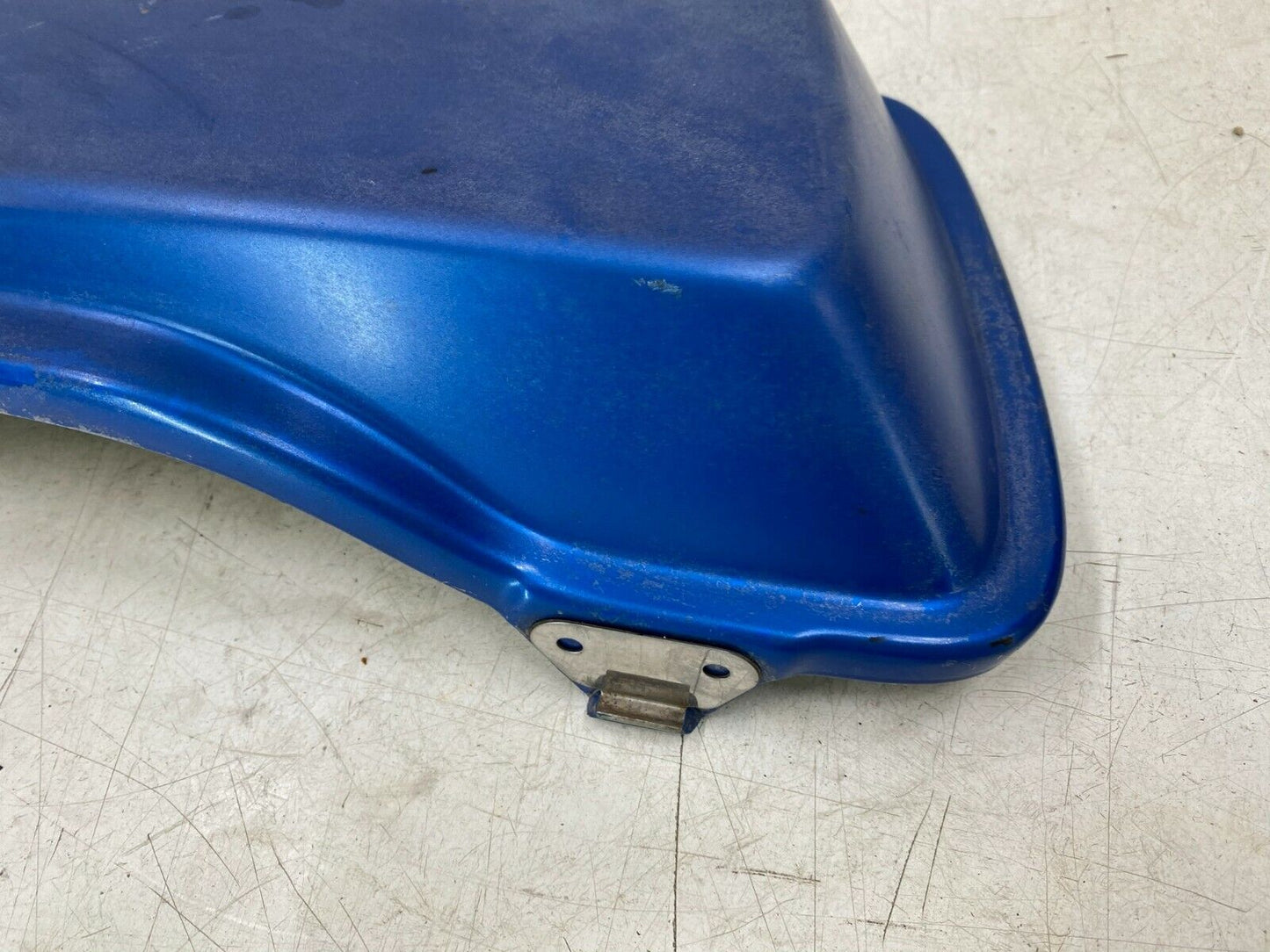 2002 HARLEY DAVIDSON FLH Road Glide CVO Left Saddle Bag Lid OEM HD Blue