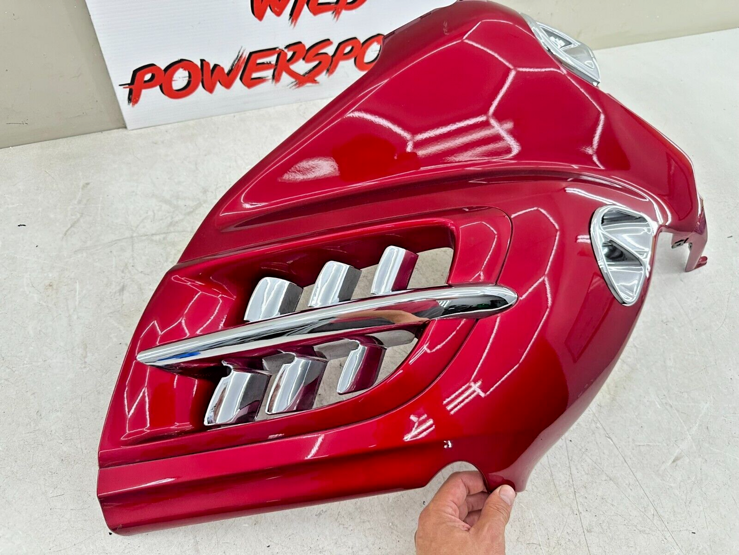 2004 Honda Goldwing GL1800 Red Right Side Headlight Fairing Cowl Panel
