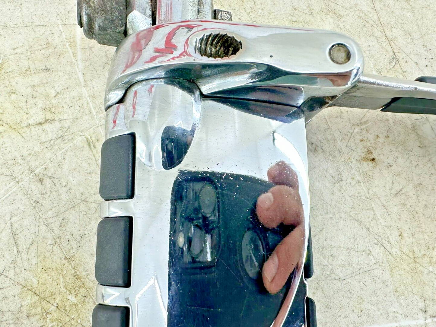 1999 HARLEY SOFTAIL Chrome Kuryakyn Transformer Footpegs + MTG Bracket