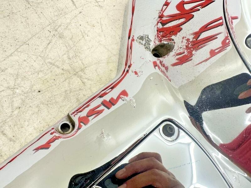 1999 HARLEY FLH ELECTRA GLIDE Chrome Outer Primary Clutch Cover Case Housing