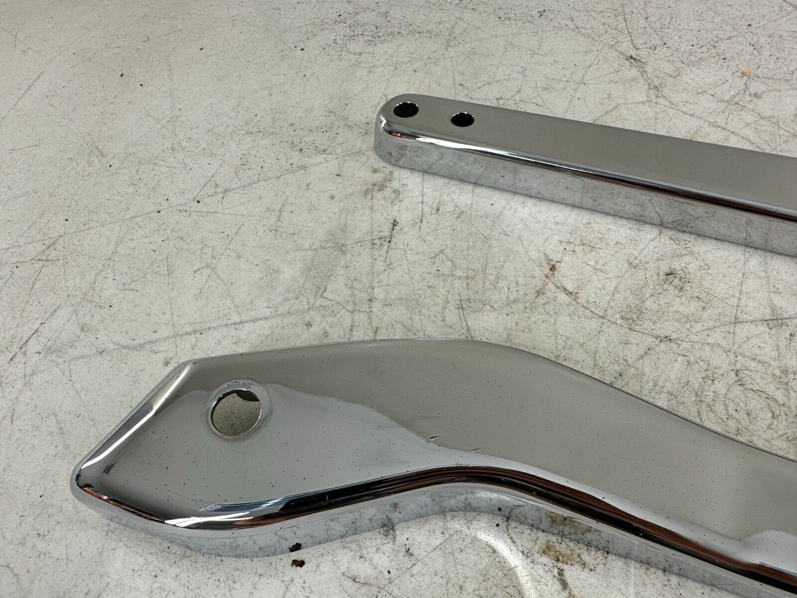 1999 HARLEY DAVIDSON DYNA CHROME RIGHT LEFT REAR FRAME STRUT ARM COVERS