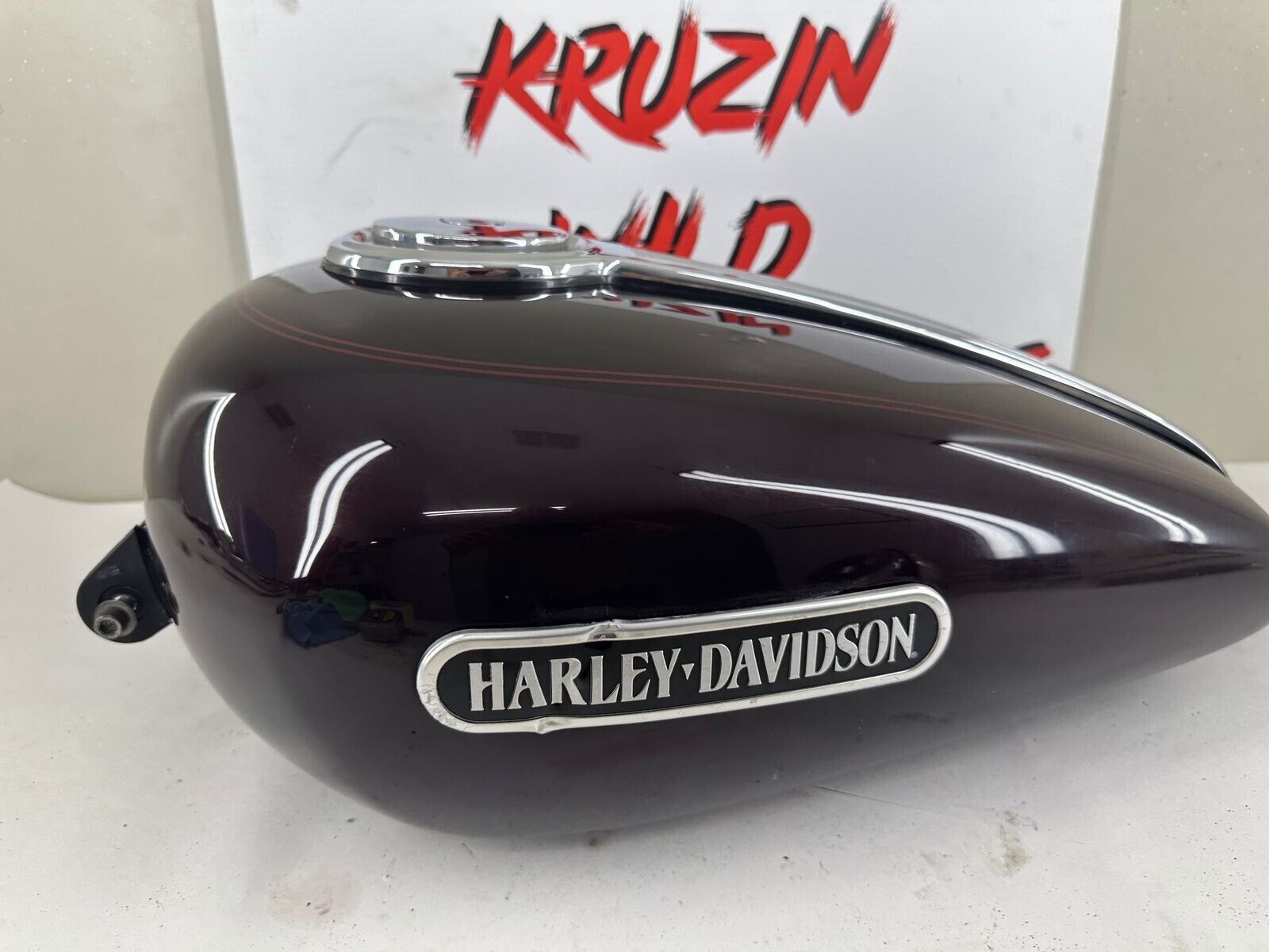 2007 HARLEY SPORTSTER CUSTOM Purple Gas Fuel Tank OEM EFI