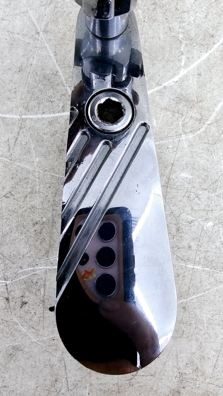 1988 HARLEY SOFTAIL Passenger Chrome Left Right Footpegs Footrest Bracket