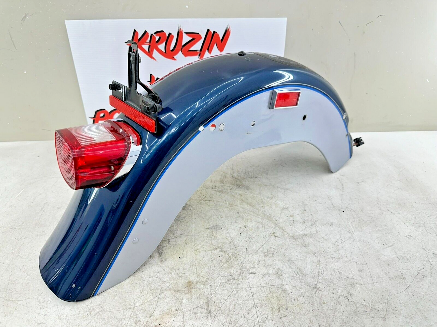 2002 HARLEY SOFTAIL OEM HD Rear Fender + Brake Light