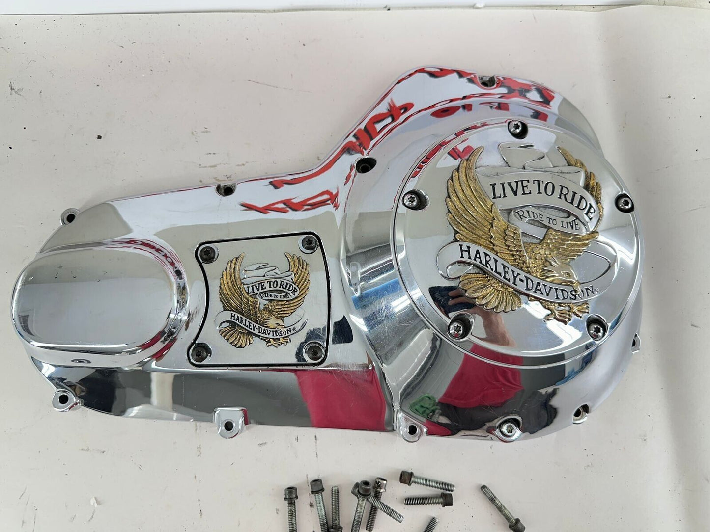 1999 HARLEY ELECTRA GLIDE Chrome Outer Primary Clutch Cover 60685-99