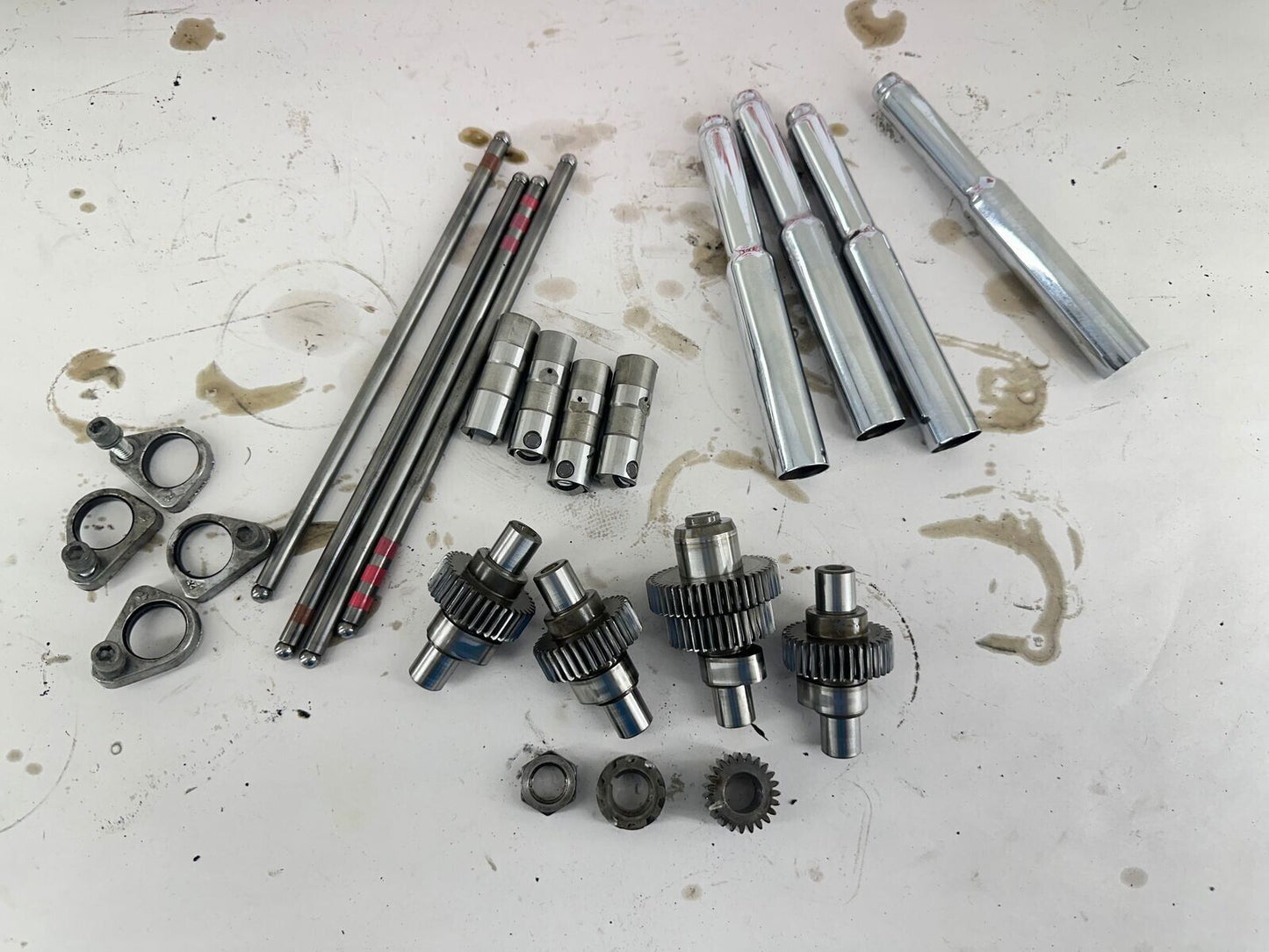 2003 Harley Davidson Sportster 1200 Cams Lifter Pushrods Chrome Cover