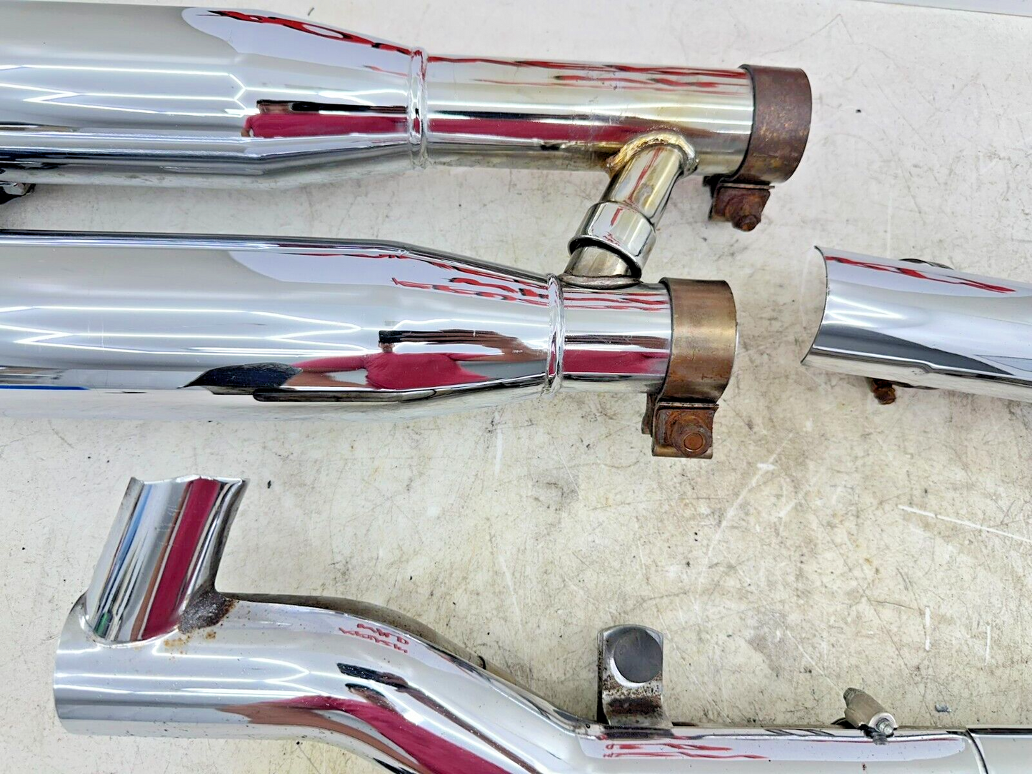 2002 HARLEY SOFTAIL Cobra Exhaust System Header + Muffler