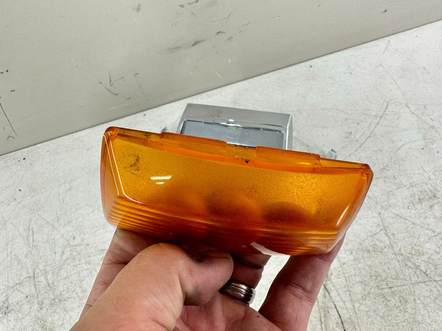 2004 HARLEY ELECTRA GLIDE Front Fender Trim Light w/ Custom Dynamics LED Bulb