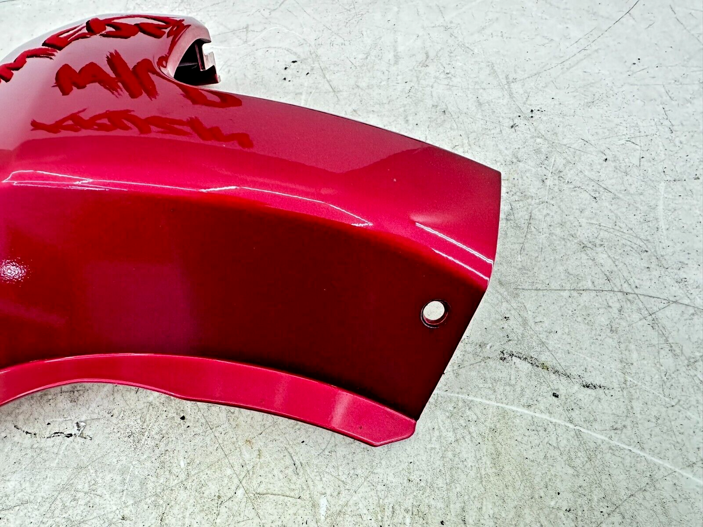 2004 Honda Goldwing GL1800 Red Front Fairing Cowl Lower Center Cover Plastic
