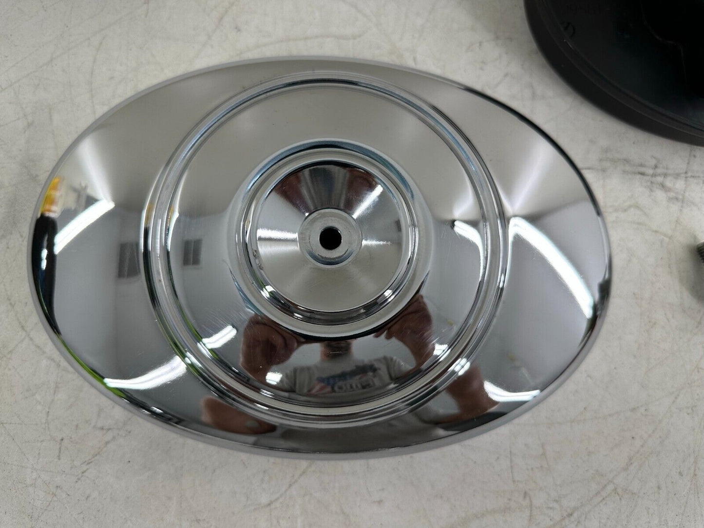 2003 HARLEY DAVIDSON SOFTAIL Air Filter Housing Backing Plate Chrome Cover