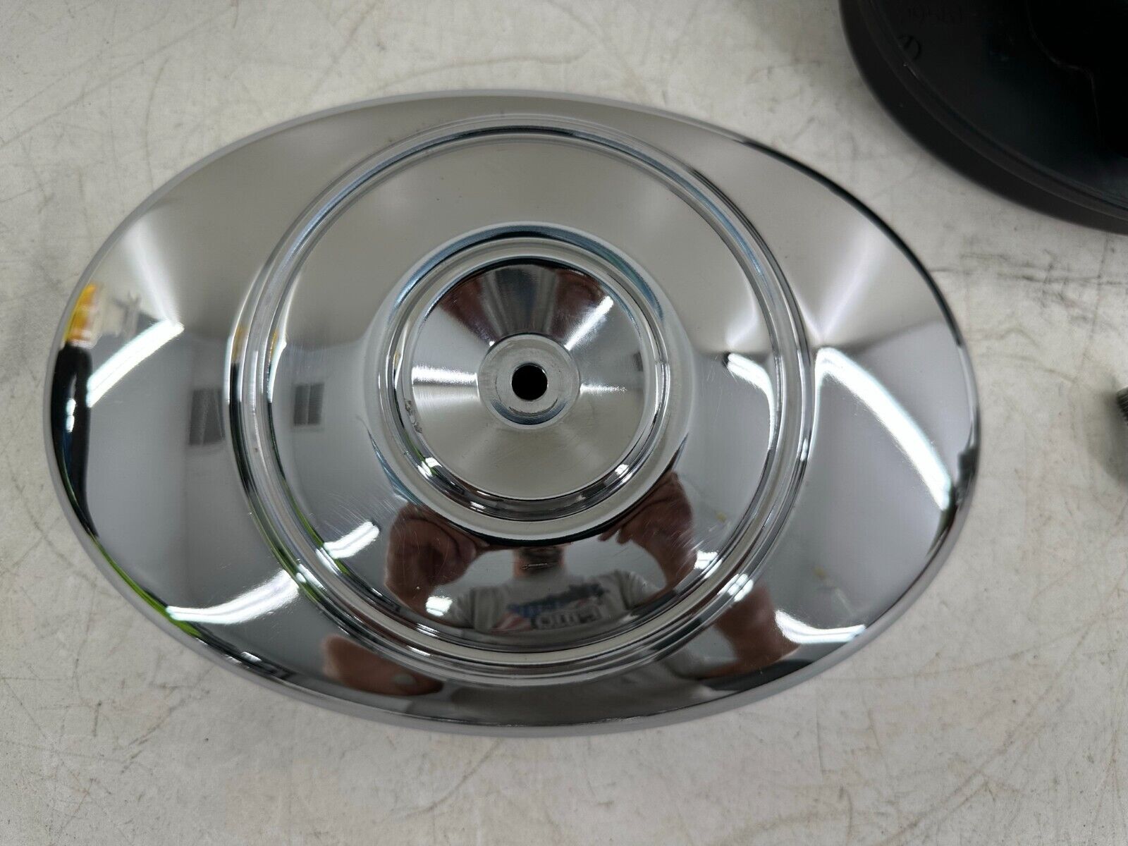 2003 HARLEY DAVIDSON SOFTAIL Air Filter Housing Backing Plate Chrome Cover