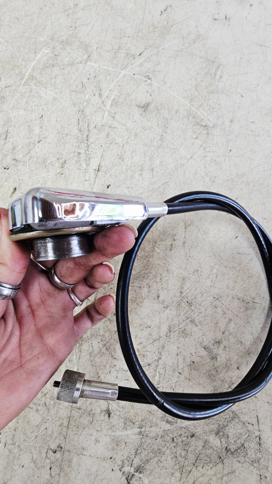 1993 HARLEY SOFTAIL Speedometer Speedo Drive Gear Cable