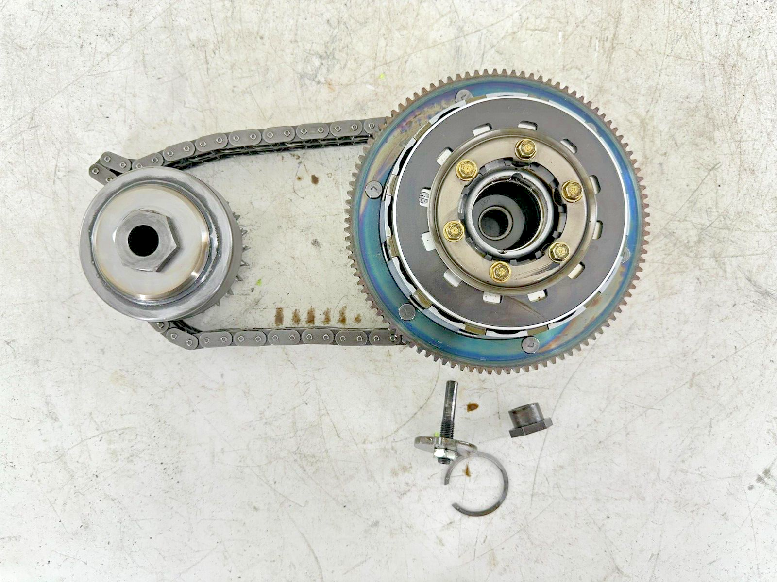 1999 HARLEY FLH ELECTRA GLIDE Primary Clutch Chain Gears OEM HD