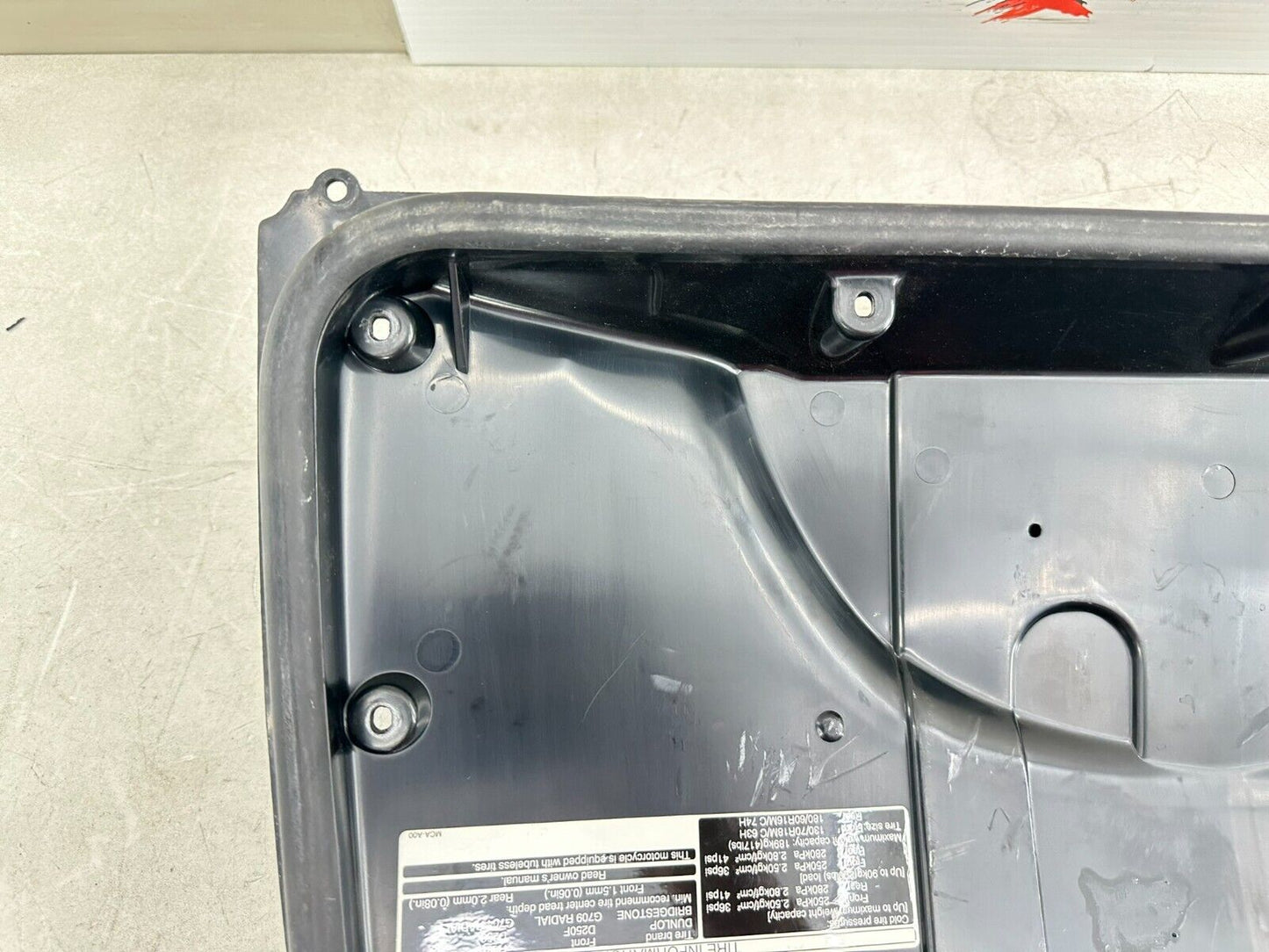 2004 Honda Goldwing GL1800 Inner Trunk Lid Filler Panel Case