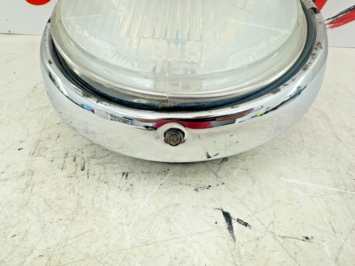 1999 HARLEY FLH ELECTRA GLIDE OEM HD Headlight + Bucket Mounting Bracket